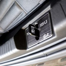 [비브랜드] 튜닝 트렁크 리드락 도어락 힌지체커 더뉴말리부 올뉴말리부 호환가능, 실버