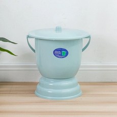 요강 간이 소변기 이동식좌변기 차박 이동 캠핑용 이동식, 1개, 높은형 블루 29cm A