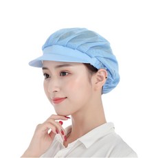 비바로드 위생모자 주방 조리 모자, 올매쉬, 3개, 스카이