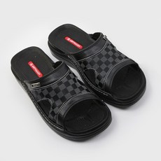 ArtValley Ez Classic基本款男性辦公室拖鞋 19804, 250, 黑色