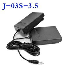 서스테인 페달 전자 피아노 롤업 풋 싱글 키보드 드럼 스위치 신디사이저 미디, U01KTEQ1ZBM2CCAFV2K6WXVZJZ-008, 1개, H. 이중 JS-03 3.5mm