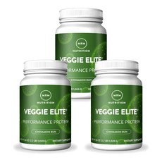 MRM 엠알엠 베지 엘리트 퍼포먼스 프로틴 계피 번 1kg, 3개