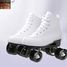 성인 스케이트 남성 및 여성 롤러 플래시, 9.화이트+블랙휠+42, 255, 1개