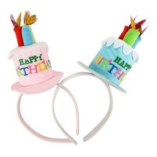 생일케익머리띠 색상임의발송 행사 파티 저녁 폭죽 야광 불빛 바다 해변 사무 오피스+글로벌커머스랩벌Shop