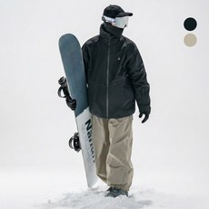 서브22 하드쉘 보드바지 홑겹 바지 오버핏 방수 쉘팬츠