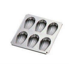 Cakeland 6連不銹鋼瑪德蓮蛋糕烤模 (NO987) - 日本製, 1個