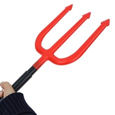 할로윈 창 붉은 악마 포크 분장 용품 조립식, 1개