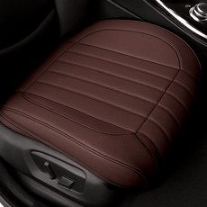 벤비아 레그플러스 3D 차량용 가죽 시트커버 자동차 방석 길이연장 사계절 신차 중고차 시트카바 국산차 수입차 현대 BMW 벤츠 아우디 기아 등 00430, A3 모카 브라운, 1개, 앞좌석