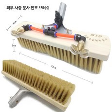 자동차 워터건 스프레이 와셔 강력 분사 클리닝 건 에어, 신형 4분사, 1cm