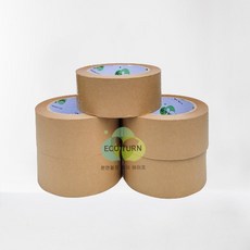 에코턴 종이 테이프 크래프트 종이 박스테이프 48MM 40M, 크래프트종이테이프 48MM-40M, 1개