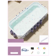 솜덩솜 강아지수영장 개수영장 물놀이 풀장, 1개, 3.1m [디럭스 모델]