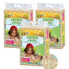 칩시 펀 소동물 베딩, 4kg, 3개