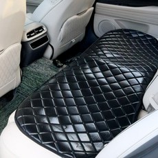 레더 자동차 열선 온열 시트 커버 방석 12V 전기 매트, 1개, 뒷좌석