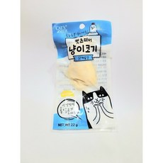 캣츠미어 냥이코기 닭가슴살 고양이 간식, 오징어맛, 22g, 24개