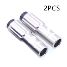 2pcs 케이블 조절기 알루미늄 합금 자전거 자전거 기어 페룰 인라인 기어 키트 MTB 자전거 나사 배럴 새로운 실용, 협동사, 1. Titanium 2pcs, 없음