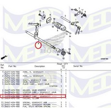 MEDE MSX 125 SF 變速軸 24610-K26-900, 詳見包裝