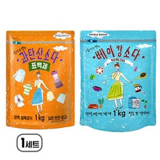엄마의선택 베이킹소다 + 과탄산소다 세트, 1세트, 2kg