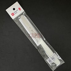 Atlantic Chef 六協 圓頭鋸齒水果刀 11cm, 白, 1個