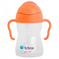 비박스 젤라또 컬러 손잡이 빨대컵, 오렌지옐로우, 1개, 240ml