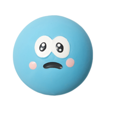 클라우더 강아지 장난감 라텍스 공모양 만득이, 1개, 파랑