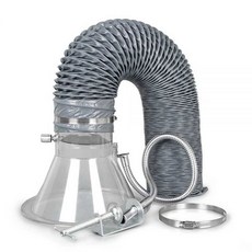 투명 배기 후드 덕트 카바 공장 주름관 납땜연기 커버 1. 65 180 + 2m PVC 파이프, 1. 65-180 + 2m PVC 파이프