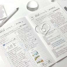 컬러미블루 ABD 플래너 (30분 단위 계획 1개월용), 3권