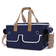 寵物外出包 升級版寵物包 寵物背包 寵物外出袋 寵物背包 狗狗外出包 貓咪外出包 寵物旅行包 寵物旅行袋 寵物旅行包, 深藍色, 1個