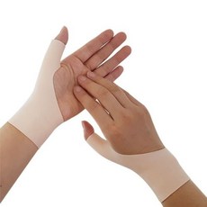 손목 보호대 1개 실리콘재질 관절지지 컴퓨터작업 두툼한 쿠션감 압박완화 착용감