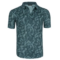 新款 Eagle 男士彈力高爾夫短袖襯衫 AK-3119