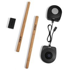 AeroBand空氣鼓體感智能架子鼓槌電子鼓全套專業自學遊戲 空氣鼓棒 體感鼓棒 空氣鼓 架子鼓 電子鼓, 1個, 木紋款_專業升級版（Plus）