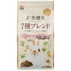 HiGOGO GEX彩食健美系列飼料 幼兔 老兔 毛球 腸道菌均衡餐, 800g, 1個
