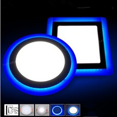 울트라 얇은 라운드/사각형 LED 패널 조명 10W 24W 36W 220V 알루미늄 천장 매입형 통 AC 85-265V 오픈 홀, 01 square, 01 차가운 흰색, 02 24W