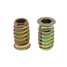 번데기너트 M6 x 20mm 10개 목공용 너트 가구 목재, 구리색, 1세트