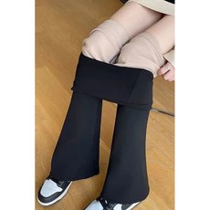 微喇鯊魚褲女外穿秋冬高腰收腹提臀顯瘦加絨打底褲瑜伽芭比喇叭褲