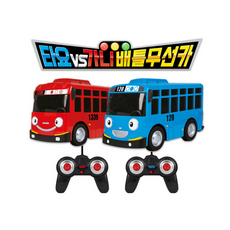 백화점 출고 타요VS가니 배틀무선 자동차 장난감 무선 RC카 꼬마버스