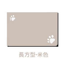 寵物硅藻土地墊 吸水 方便清潔 耐刮, 米色, 1個