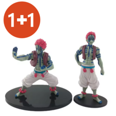 워니미니 [가성비 세트] 귀멸의칼날 무한성 무한열차 낭만의 혈귀 아카자 피규어, 2개, 1+1 (손바닥+허리손)