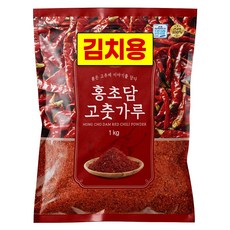 홍초담 고춧가루 순수 건고추 김치 한식용 중국산 매운맛, 1개, 1kg