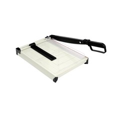 종이 커터 트리머 30.5cm(12인치) 절단 길이 튼튼한 단두대 슬라이서 안전 가드 및 마그네틱 가이드 레일 포함 12장 용량 사무실 가정 인쇄소 사진 스튜디오에, 종이 커터, 종이 트리머 30.5cm(12인치) 절단