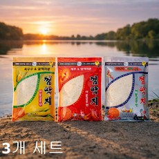 에코레져 껌딱지 (옥수수+새우+지렁이) 3가지 어분글루텐 민물떡밥 붕어떡밥, 900g, 2세트