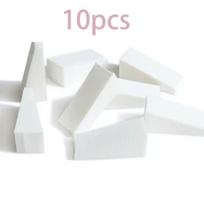 20PCS 네일 스폰지 화이트 삼각형 소프트 스폰지 메이크업 스폰지 파운데이션 그라디언트 그라디언트 효과, 01 2