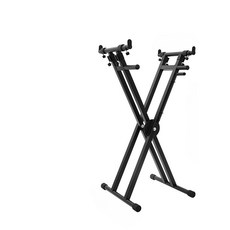 건반 스탠드 X형 신디사이저 거치대 전자 키보드 일렉트로닉, 1개, 너비 30-38cm