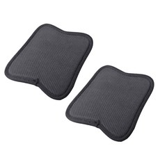 2Pcs 덤벨 핸드 개스킷 피트니스 덤벨 그립 패드 미끄럼 방지 핸들 장갑 바벨 패드 웨이트 리프팅 운동 쿠션, 검은, 흑색의