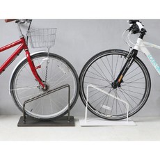 日本製鐵自行車架 單車收納架 腳踏車展示架 獨立式穩固底座, 黑色, 1個