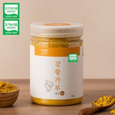 100% 유기농 국내산 담소원 강황가루, 1개, 350g