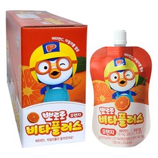 뽀로로 비타플러스 오렌지 100ml x 10개입/비타민C 자일리톨 함유, 10개입