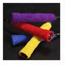 배드민턴 타올 그립 라켓 손잡이 땀흡수 미끄럼방지 스포츠 테니스 타올그립, 1개, 레드