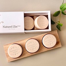 나티렐진 산화아연 아토피 항균 클렌징 비누, 3개입, 90g