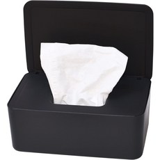기저귀 물티슈 디스펜서 휴지 보관함 케이스 가정용 사무실 자동차용 뚜껑이 있는 홀더블랙, Green Lid, White