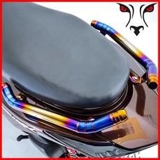 叫小賀 LEOPARD 獅王鈦合金後扶手 勁戰車系 適用勁戰三代/四代/五代/BWSR, 1個, 勁戰4-5代 BWSR